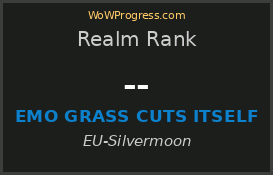 Wow Guild Emo Grass Cuts Itself Silvermoon Wowprogress